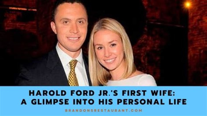 Harold Ford Jr.'s First Wife: A Deep Dive into Their Relationship and Legacy