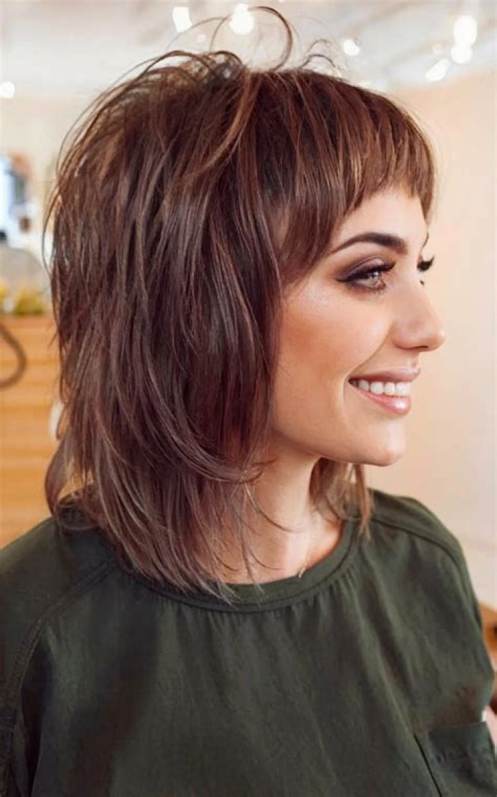 Medium Length Low Maintenance Shaggy Haircut with Bangs: The Ultimate Guide for Effortless Style